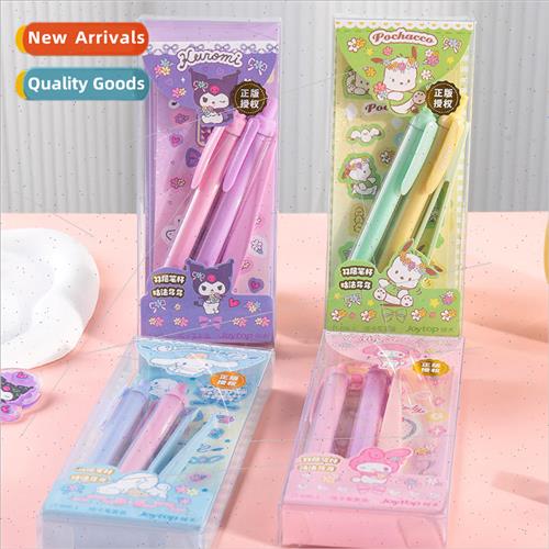 Sanrio neutral pen cute diy goo card pen set cartoon kurumi