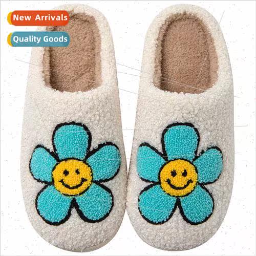 Smiley Korean fall and winter men and women couple cotton sl