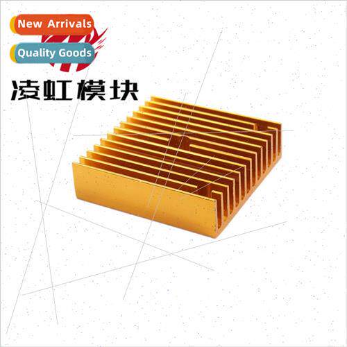 Gold 3D printer accessories 40*40*11 Makerbot heat sink mk7M
