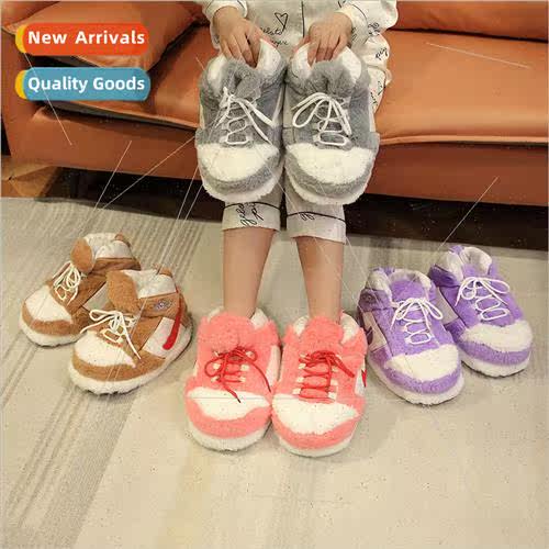 Winter new warm slippers A cone cotton slippers with hook co