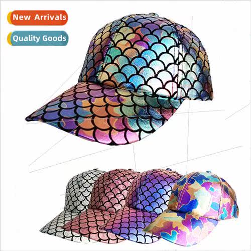 Creative new fish scale baseball cap men and women personali