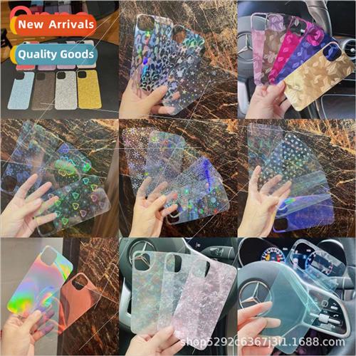 reno back card 适用 oppo phone case reno6pet love laser silv