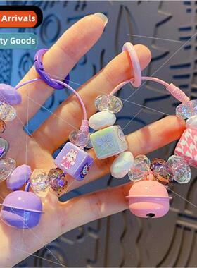 Cartoon bell bracelet beads keychain men and women exquisite