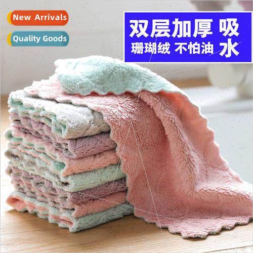 Non-stick dishcloths easy to clean table wipes lint-free abs