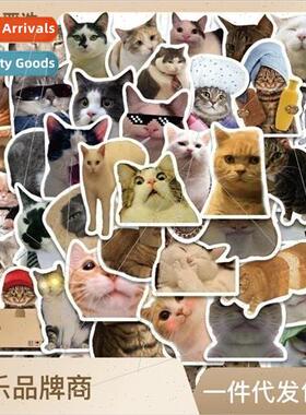 50 -repeatable cute cat graffiti stickers suitcase laptop wa