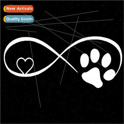 Love dog paw cat paw bear paw reflective car motorcycle stic
