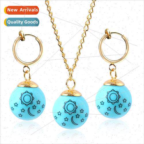 Seven Deadly ns Elizabethan Anime Necklace Sun Star Moon Ear