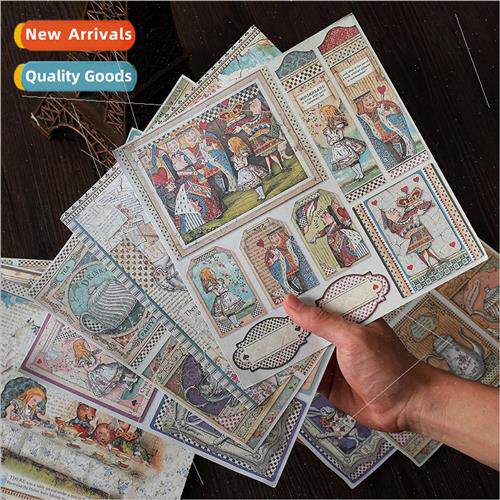 Stamperia paper book Alice in Wonderland theme material 15 h