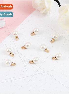 ABS imitation pearl semi-finished  with dangling earrings ma