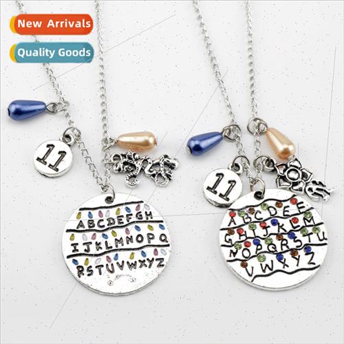 Movie and TV s Weird Tales Necklace Eleven Small 11 26 lette