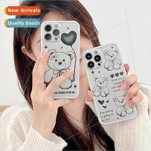 适用 iPhone12pro max doll ins big bear apple 13 phone case 1