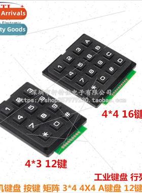 Microcontroller Keypad Pushbutton Matrix 4*3 4X4 16 Keys Ind