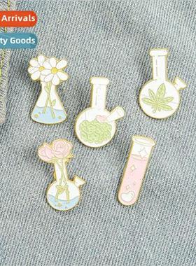 Cartoon Creative Mini Vase Beaker Series Styling Brooch Pers