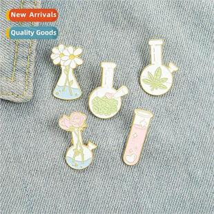 Vase Beaker Series Cartoon Brooch Mini Styling Pers Creative