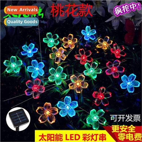 Solar Peach Blossom ghts String 30LED Tree Small Colorful gh
