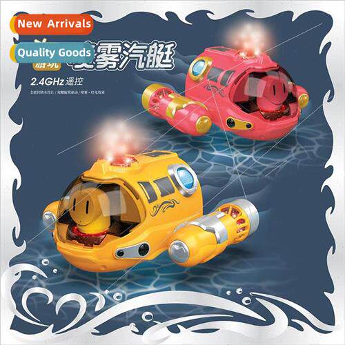 2.4G remote control spray motorboat double propeller submari