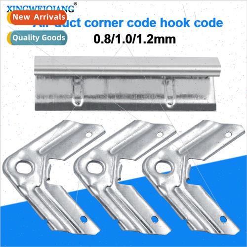Common plate flange duct angle code thickness 0.8-1.2mm galv