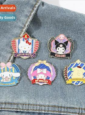 Sanrio college  metal section brooch Kulomi Yuji dog Pacha d
