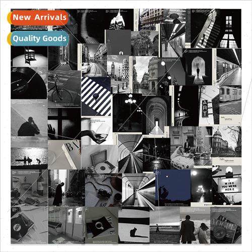 52 pcs of niche British romantic stickers diary phone case l