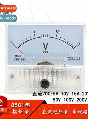 Model 85C1 5V 10V 20V 30V 50V 100V 200V 300V DC Pointer Volt