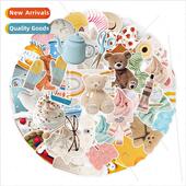 aesthetic laptop bear stickers car graffiti luggage skate