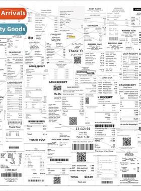 50 pcs of creative no attribute small ticket square stickers