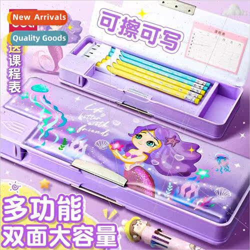 multifunctional stationery box girl  high-capacity high-colo