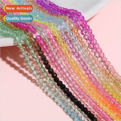 3mm color gradient crystal lacquer ball beads loose beads DI