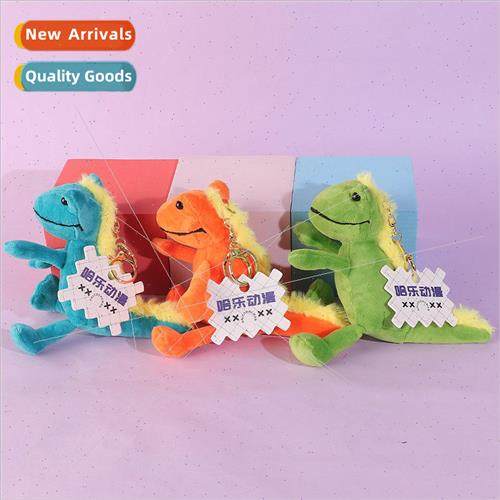 Cute cartoon plush scented small red dragon keychain unicorn