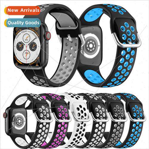 适用 apple watch ultra2 silicone watch band apple two color