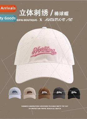 Spring and summer baseball cap female Korea three-dimensiona