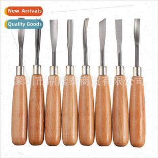 8PCS wood carving tools chisels woodworking knives woodpecke