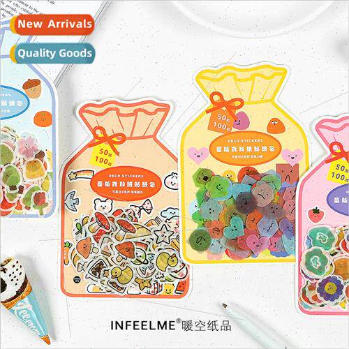 Japanese Paper Sticker Pack Cute Day Series Fresh Handbook D