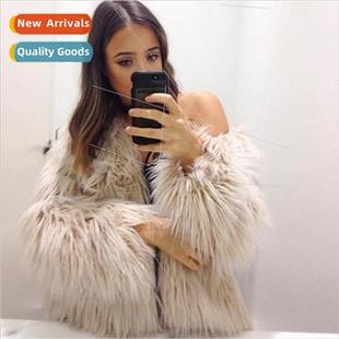 fur womens fall sleeved long coat ladies winter and new 2020
