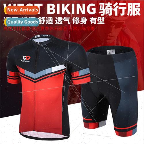 Summer Com适用table Breathable Cycling Jersey Suit Mountain