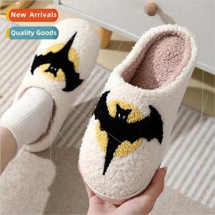 bat cartoon slippers new cotton Halloween winter 2023 warm