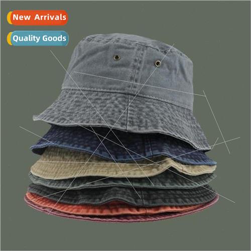 2023 fisherman hat Hong Kong retro washed cowboy couple fas-封面