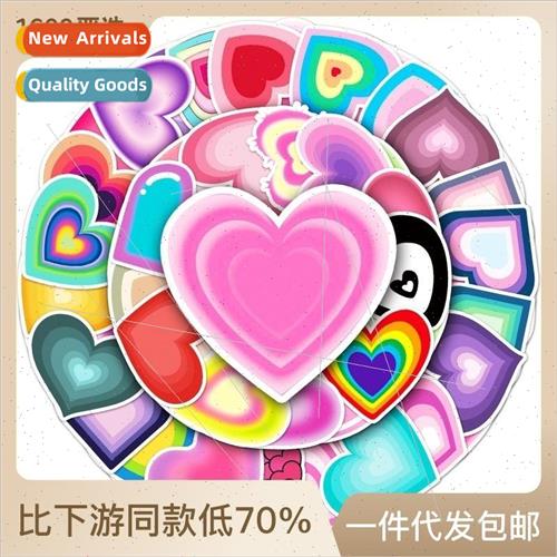 50 pieces of love luggage stickers to create a personalized