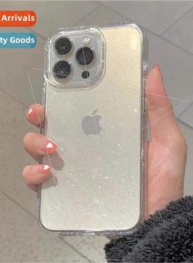 Solid Color Glitter IPhone15/14ProMax Soft Apple 13/12 Soft