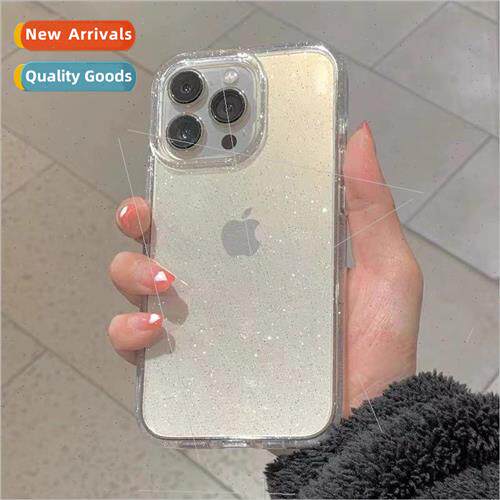 Solid Color Glitter IPhone15/14ProMax Soft Apple 13/12 Soft