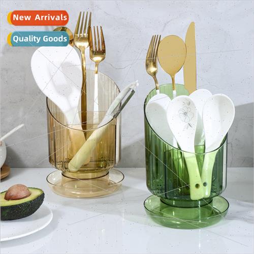 Kitchen chopsticks tube household draining light luxury tran