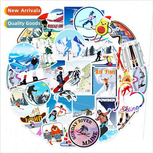 50 Skiing Sports Graffiti Stickers Car Cell Phone Computer S