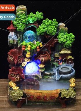 Alpine flowing water resin feng shui wheel model flowing wat