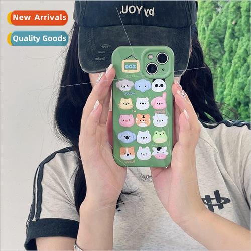Cartoon full screen animal head so iPhone 13/12 case Apple 1