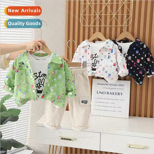 2023 Autumn new fashionable broken copper hollow three-piece