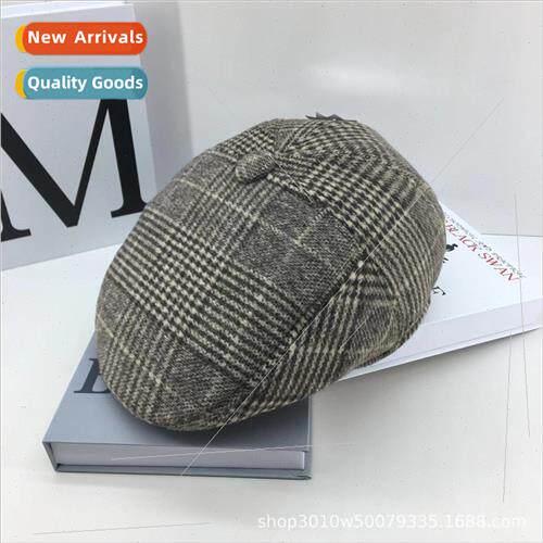 Hat fall and winter mens duck tongue cap 适用ward cap cotton