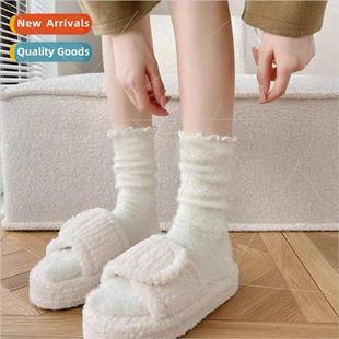 velvet cal wooden mid womens socks mink edge ear color Solid