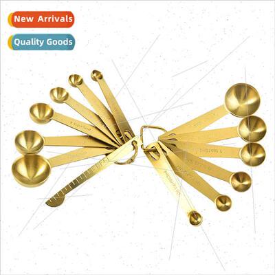 7 Pieces Stainless Steel Measuring Cups Measuring Spoons Bak