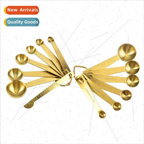 7 Pieces Stainless Steel Measuring Cups Measuring Spoons Bak