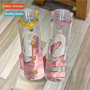 cup drink compact portable mple ladies 420ml plastic tea